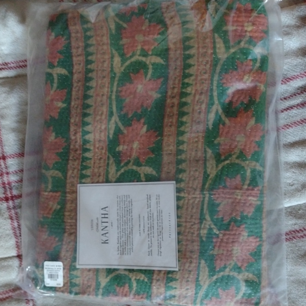 Pottery Barn Found Authentic Kantha Throw